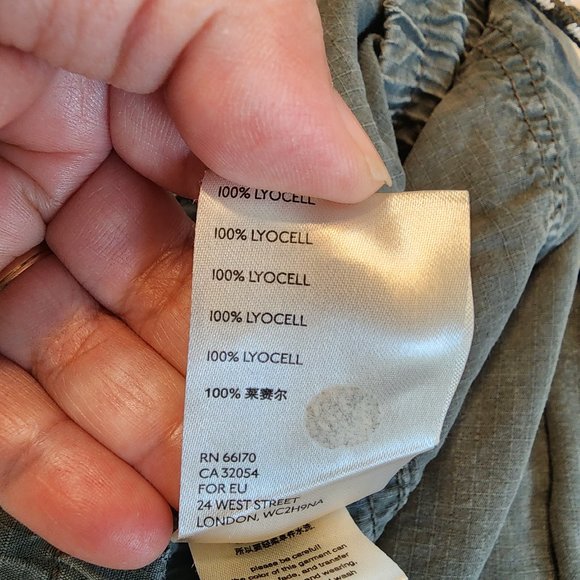 Anthropologie, Women's Jogger Pant, Size 25, Green, accent Trim, Casual, Relaxed - Picture 9 of 13